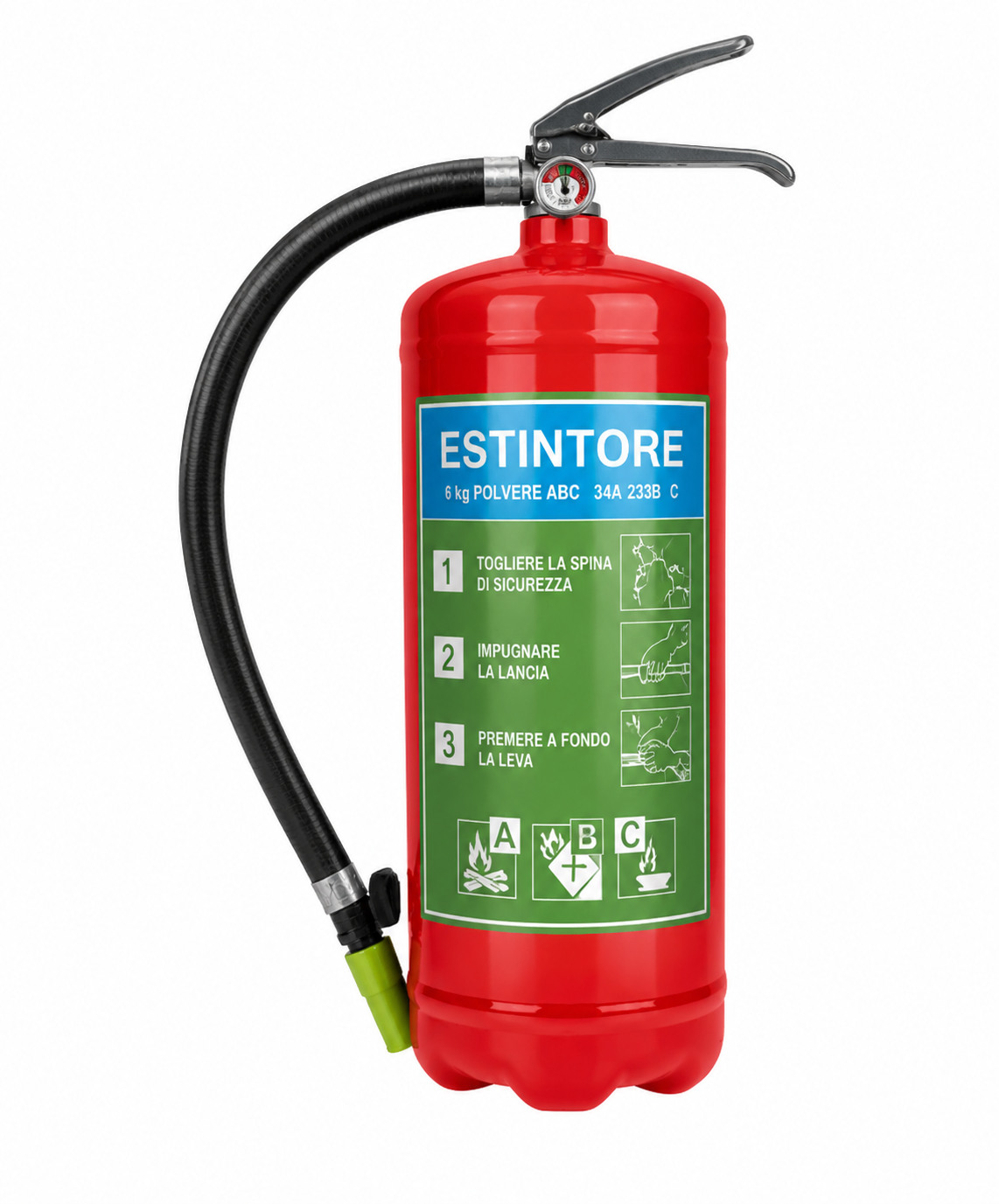 Estintore idrico da Lt 6